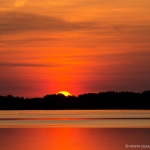 Tramonto sul lago di Lesina