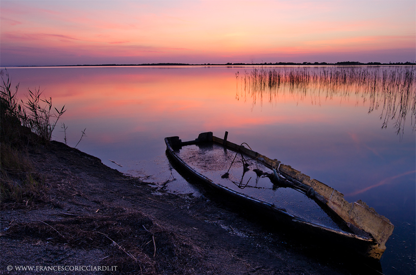 Tramonto sul Lago di Lesina